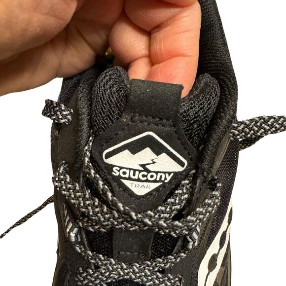 Saucony Excursion TR16 Women's Black White Trail Running Shoes Size 9.5 - Picture 8 of 9